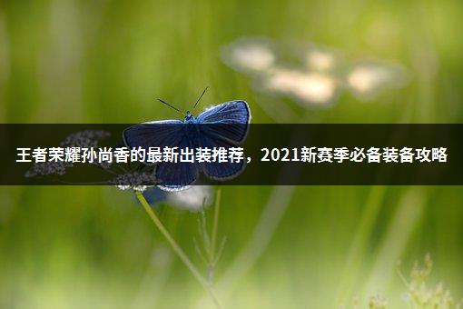 王者荣耀孙尚香的最新出装推荐，2021新赛季必备装备攻略-1