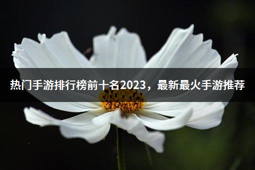 热门手游排行榜前十名2023，最新最火手游推荐-1